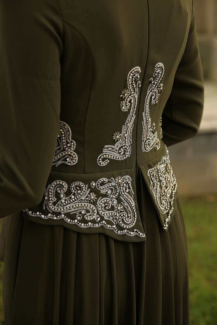 EVENING DRESS - KHAKI